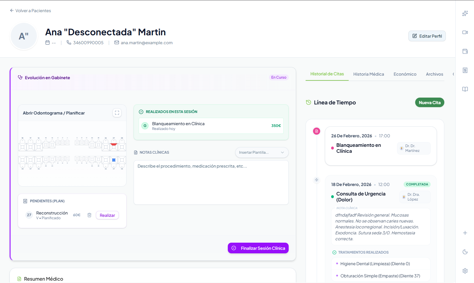 Odontograma interactivo